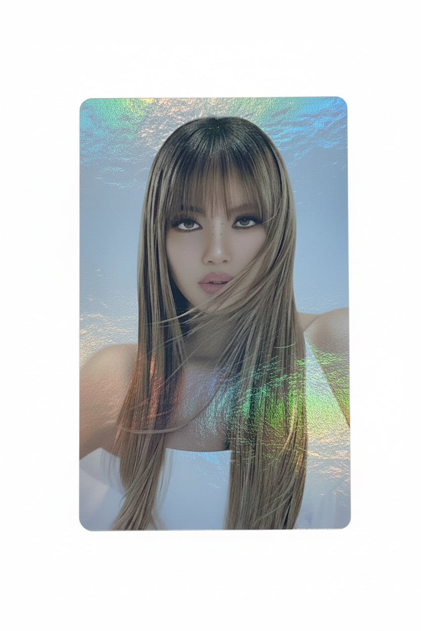 Blackpink Lisa Weverse Lucky Draw Hologram Photocard 幻彩小卡