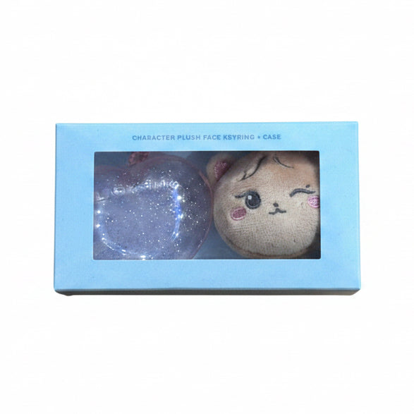 Jennie Character Plushy Face Keyring + Case 公仔鑰匙扣