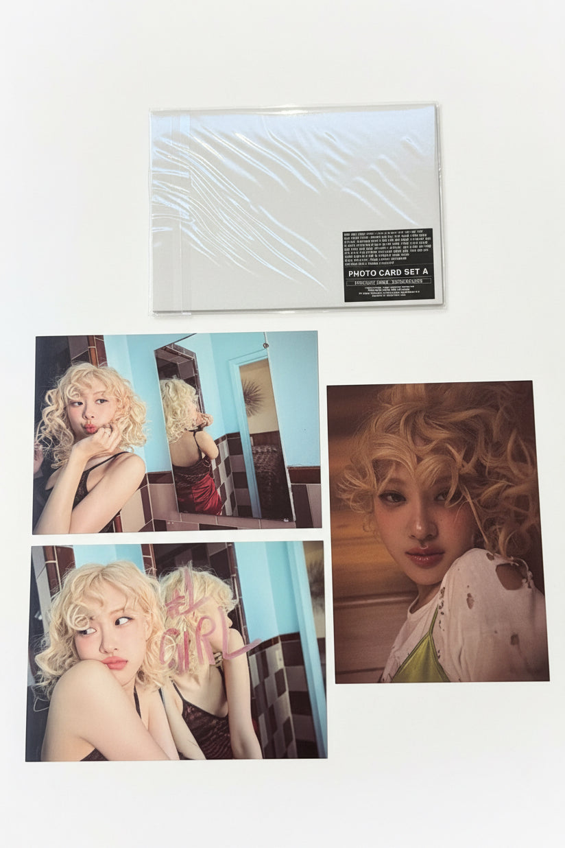 Rosé Photocatd Set A 相片套裝
