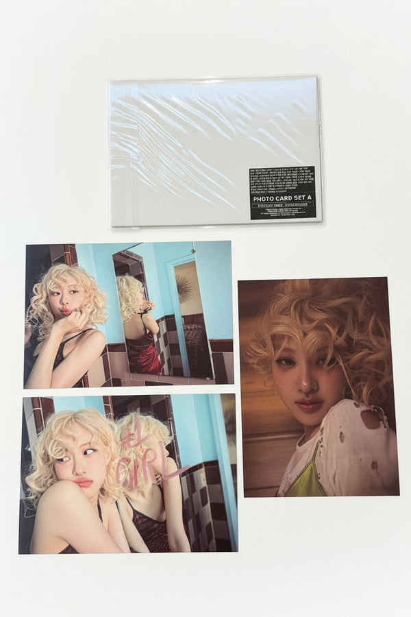 Rosé Photocatd Set A 相片套裝