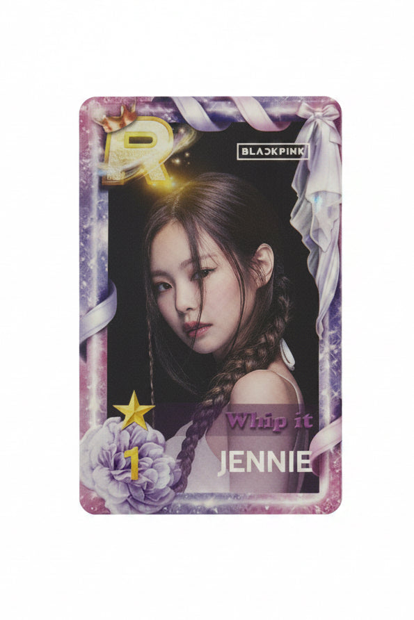 Jennie Superstar Tokyo Whip It Photocard 東京遊戲卡