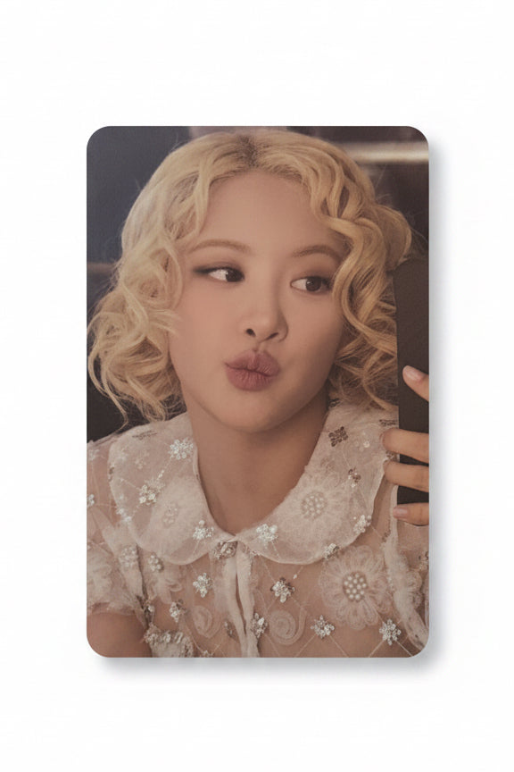 Rosé Rosie T- Shirt Photo Card 衣服小卡