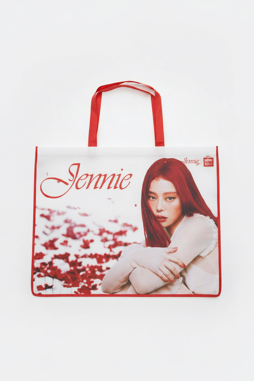Jennie x Miniso Big Reusable Bag 大Size 環保袋上海滿額限定
