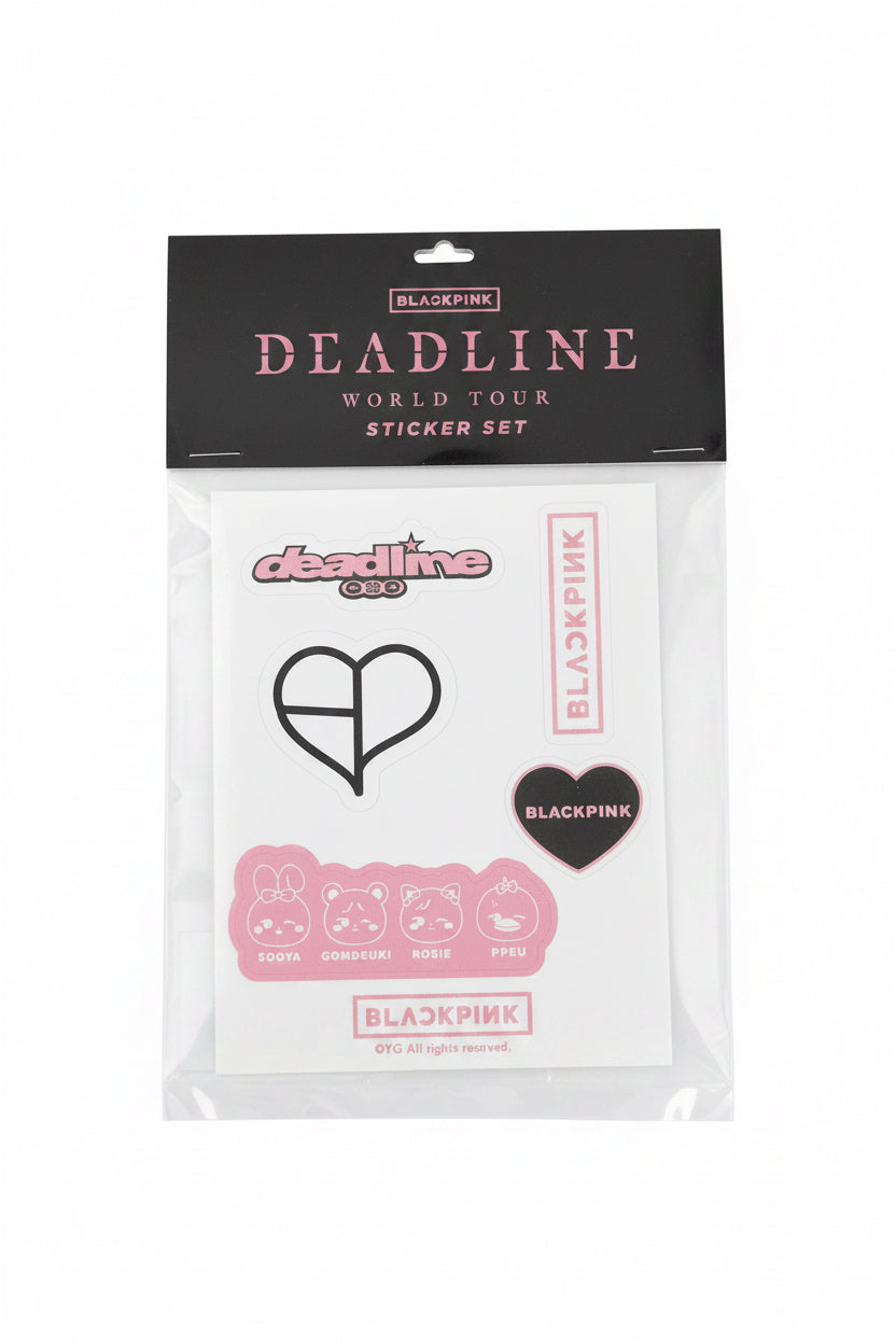 Blackpink X Deadline World Tour Sticker Set 貼紙
