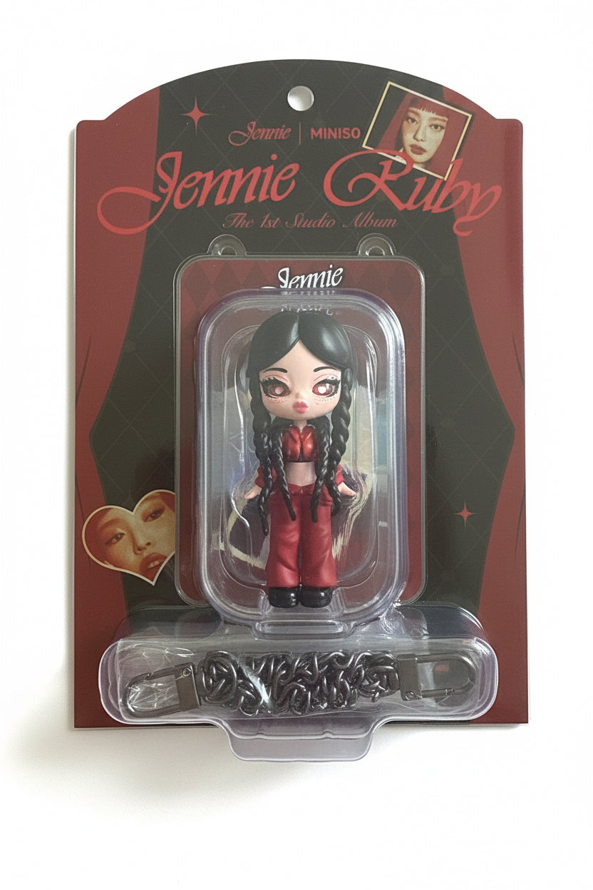 Jennie X Miniso Ruby Collection Keychain 3D Keychain 立體吊卡B 款