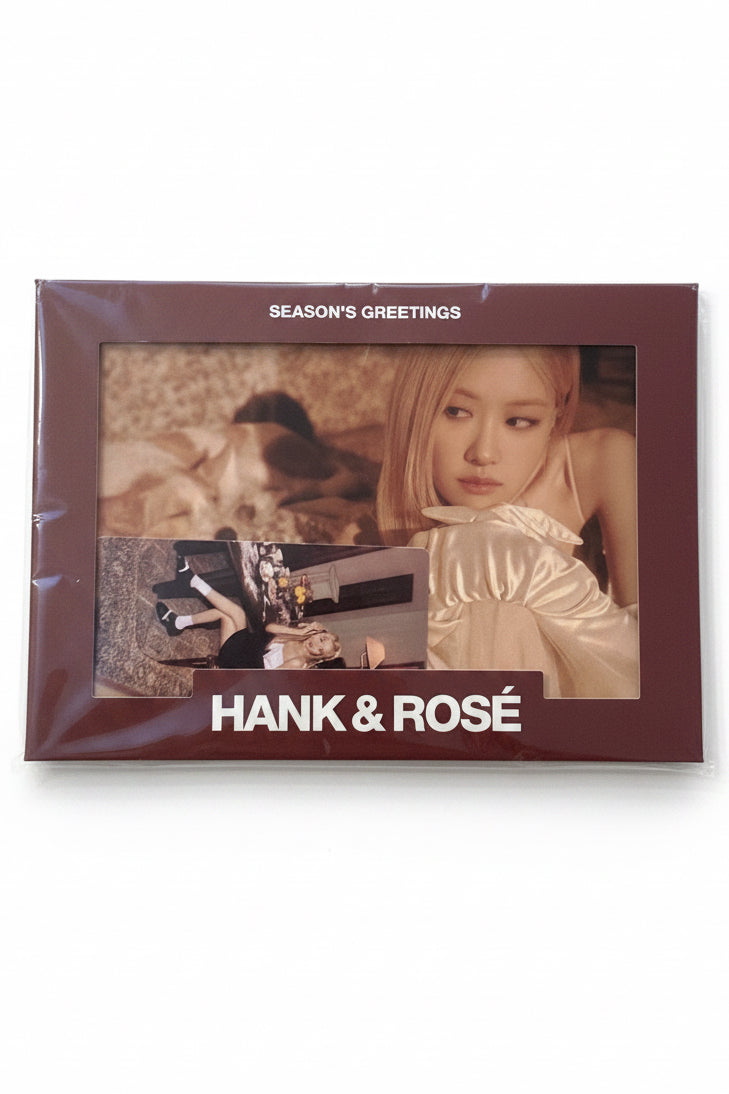 Rosé Hank & Rosé Seasons Greetings Weverse Postcard + Photocard Wvs 特典小卡+ 明信片