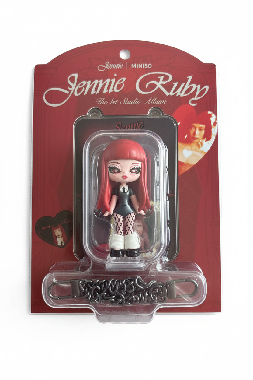 Jennie x Miniso Ruby Collection 3D Keychain 立體吊卡 A 款