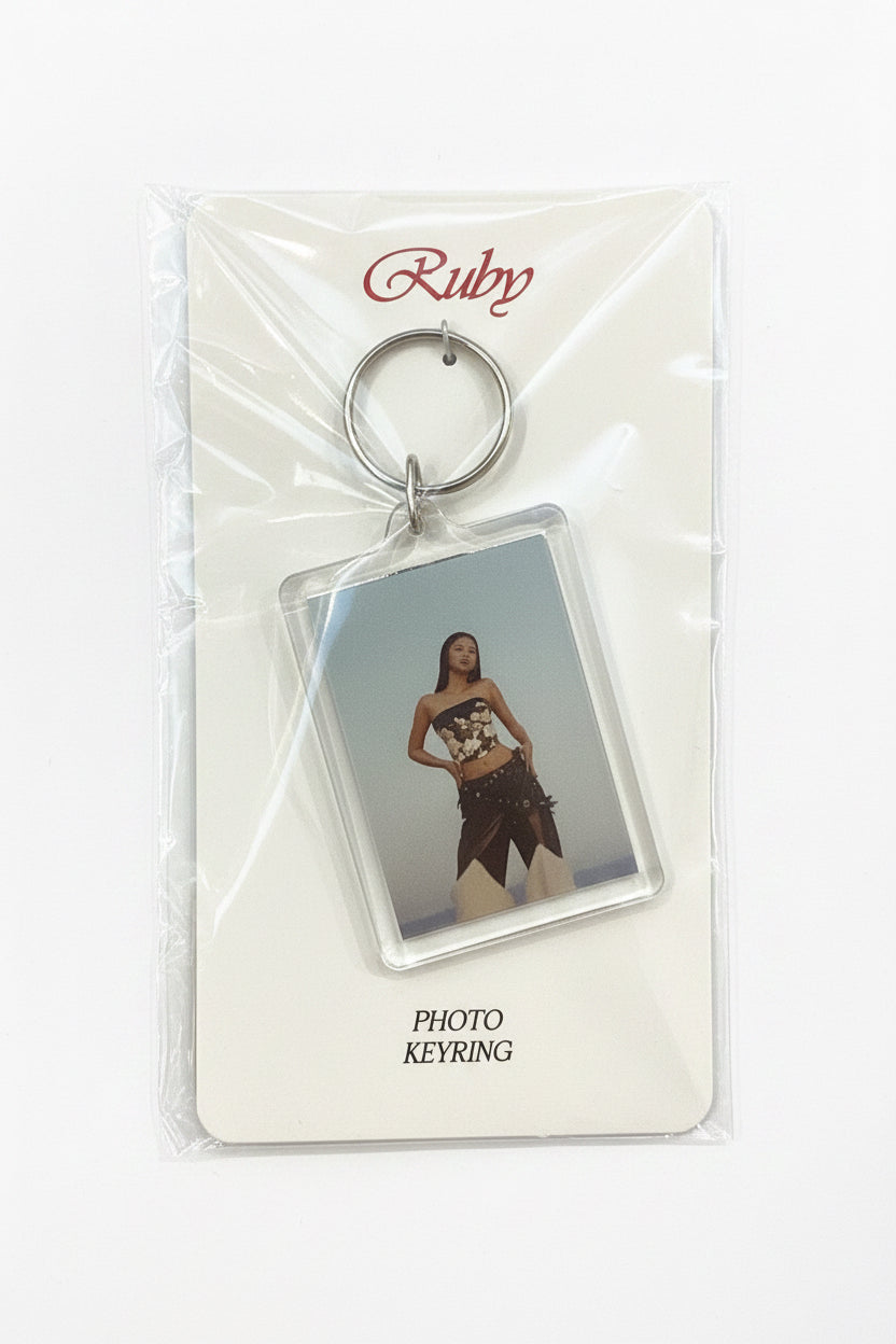 Jennie 1 Year of Ruby Photo Keyring 相片鑰匙扣