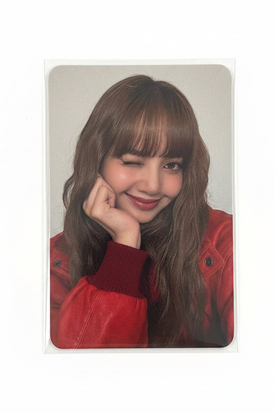 Lisa Ktown4u Photo card Red Shirt K4特典小卡紅衣