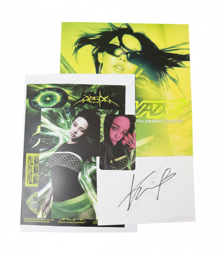 SIGNED Aespa Lemonade Acid Version Karina Set