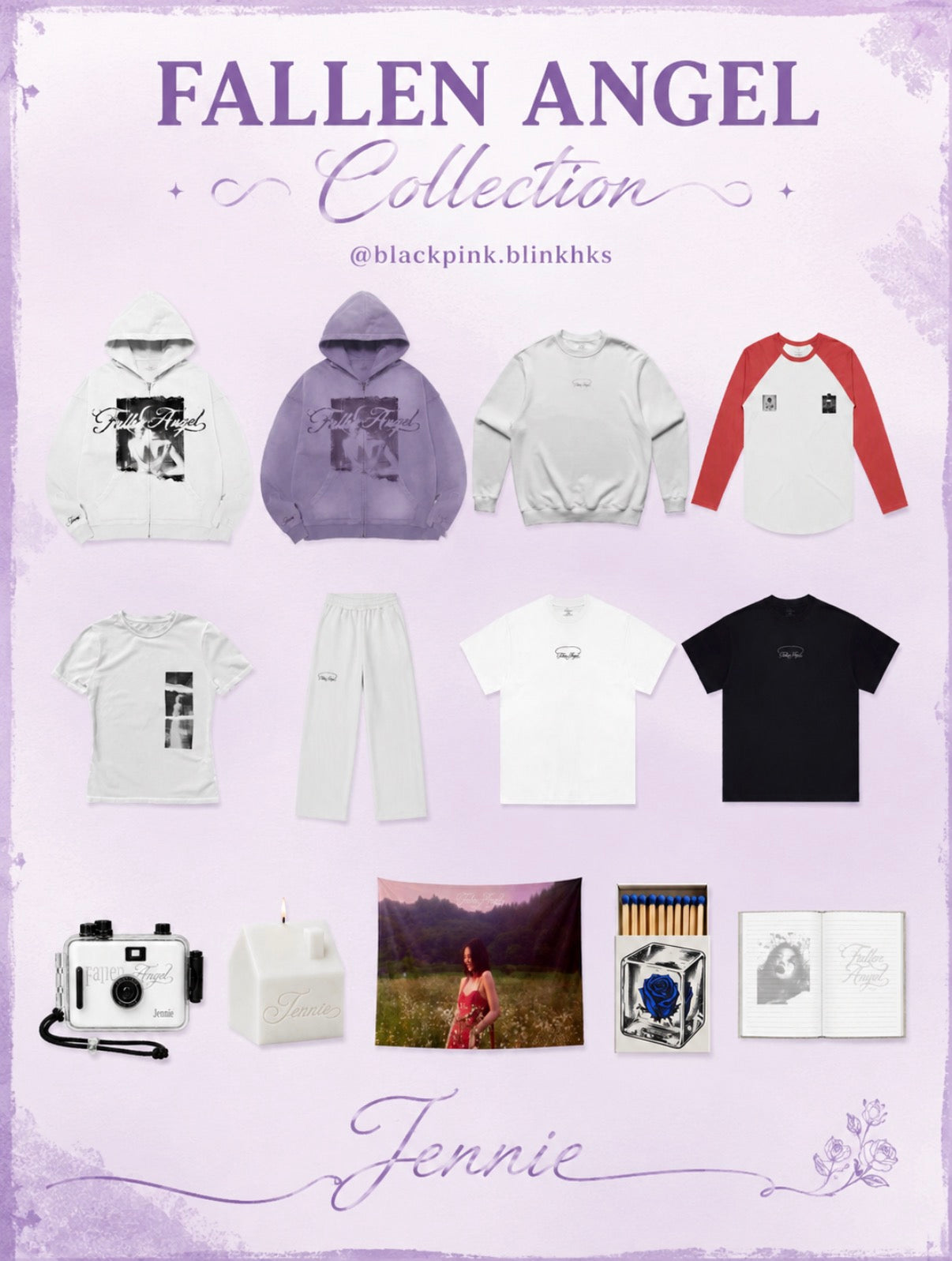 Pre- Order Jennie Fallen Angel Official Merch
