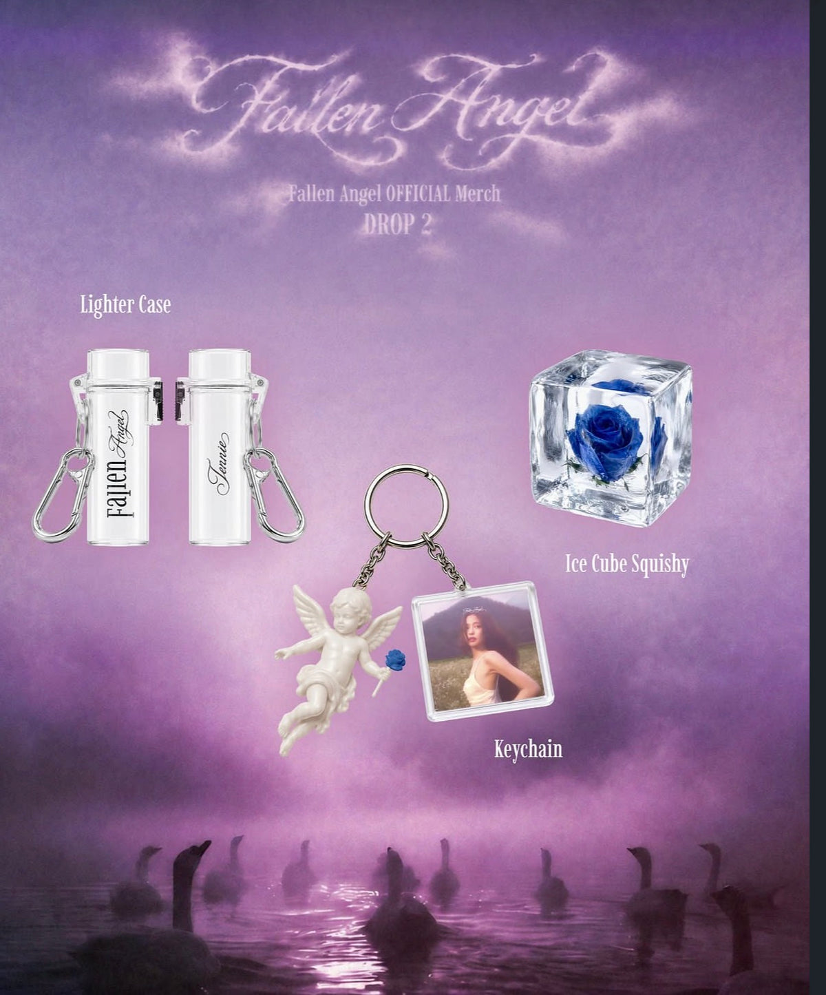 Pre- Order Jennie Fallen Angel Official Merch