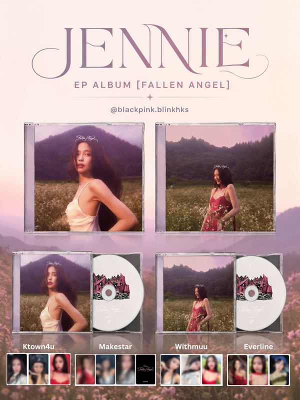 Pre Order Jennie EP ALBUM Fallen Angel CD 連特典/ 冇特典