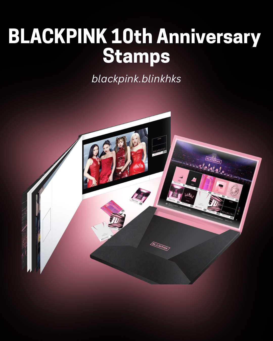 Pre- Order Blackpink 10th Anniversary Stamp 10週年郵票套裝
