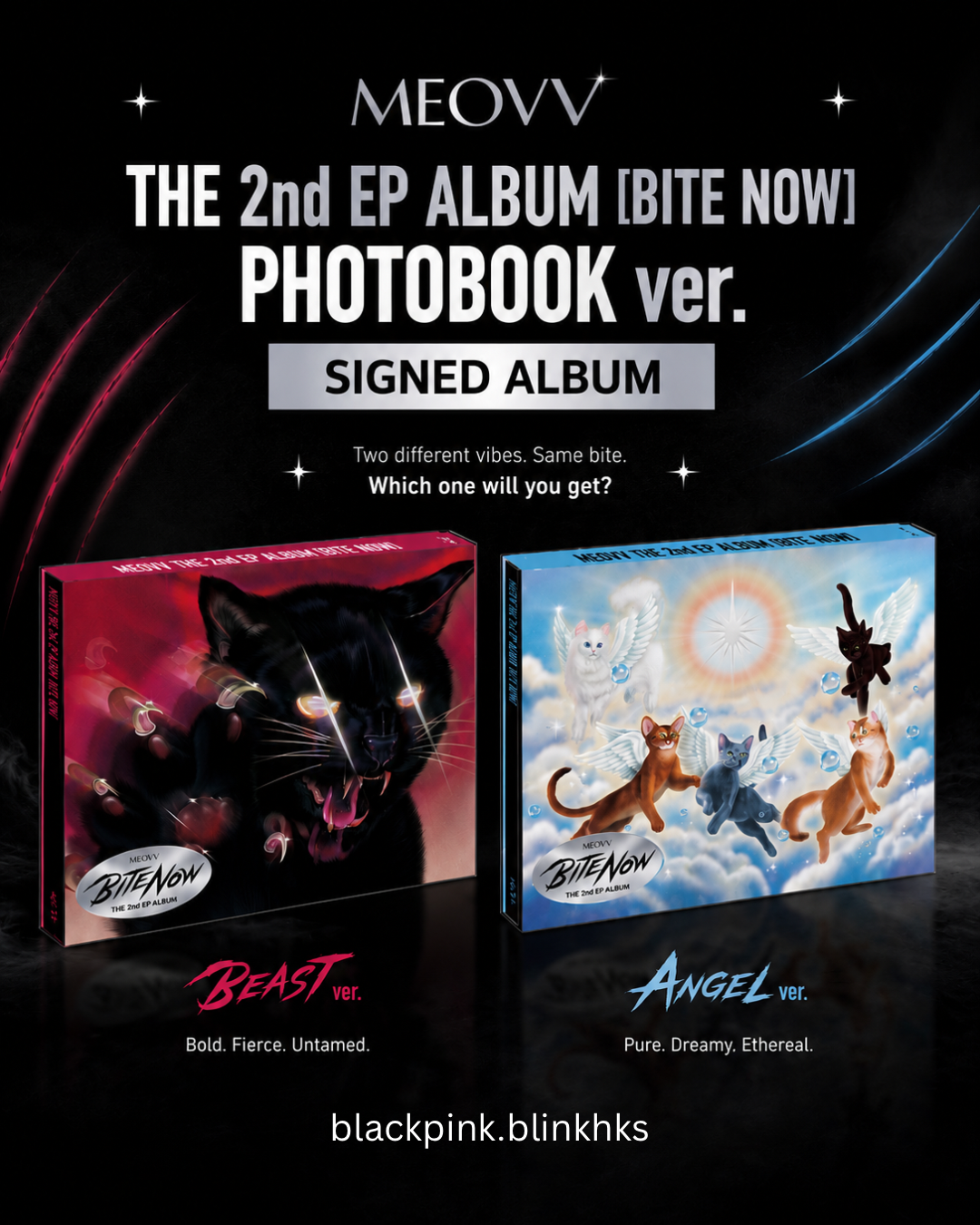 Pre-Order Meovv Photobook Version(Random Ver) With Signed Posters 隨機專輯連簽名海報