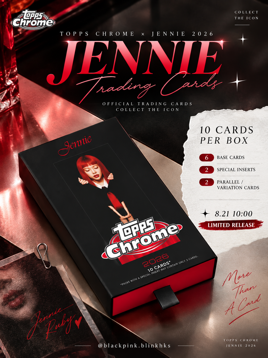 Pre- Order 2026 Topps Chrome® x Jennie