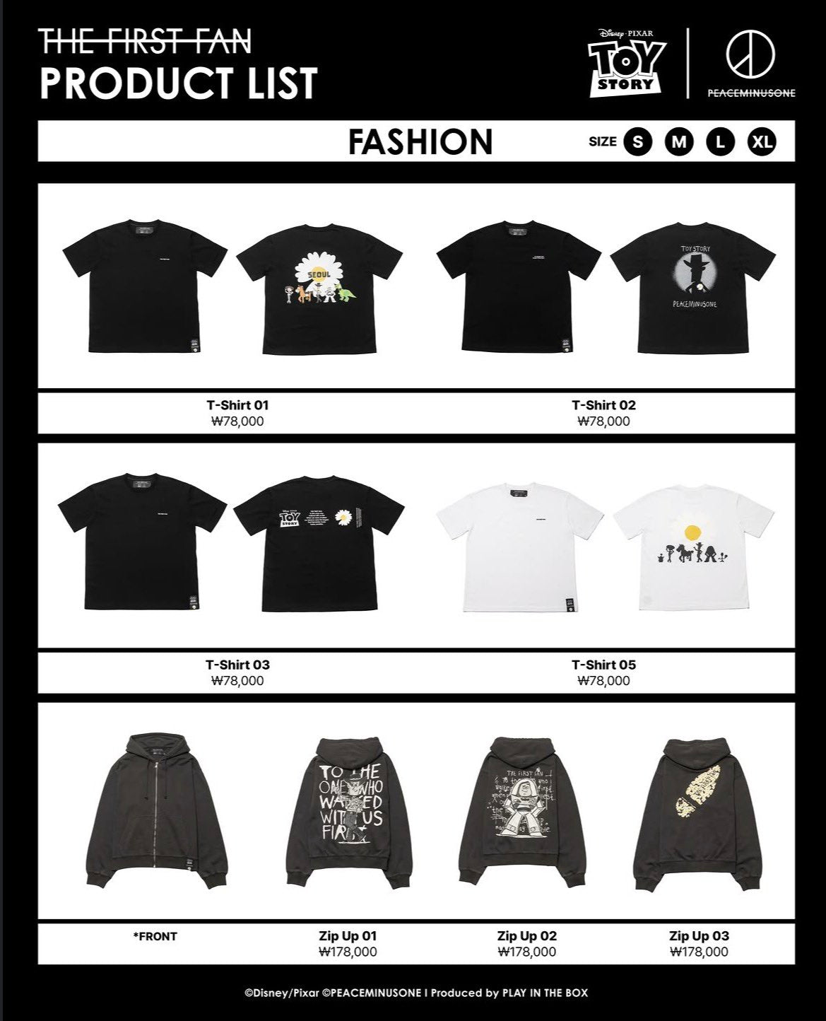 Pre- Order GD x Toy Story The First Fan Figure/ Accessories/ Living/ Stationary 聯名產品